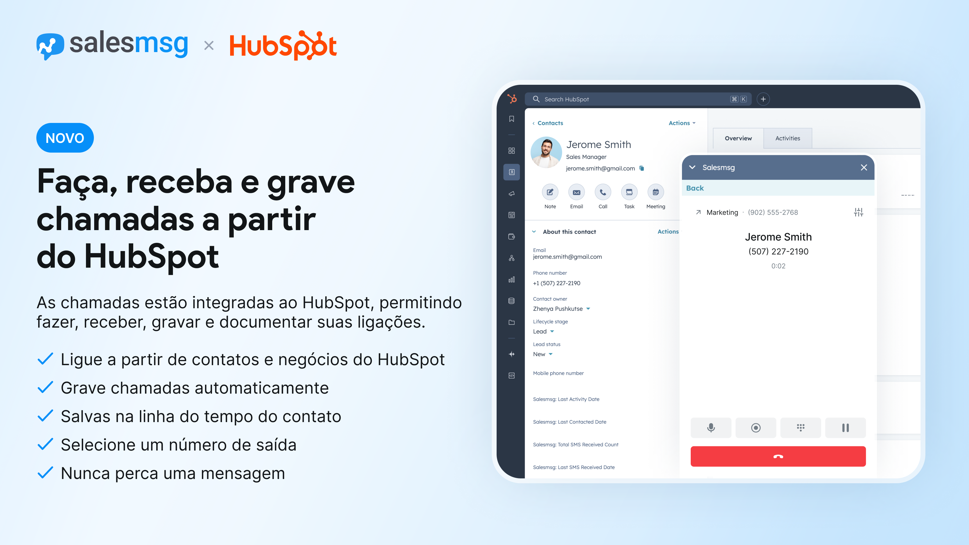 Call from HubSpot