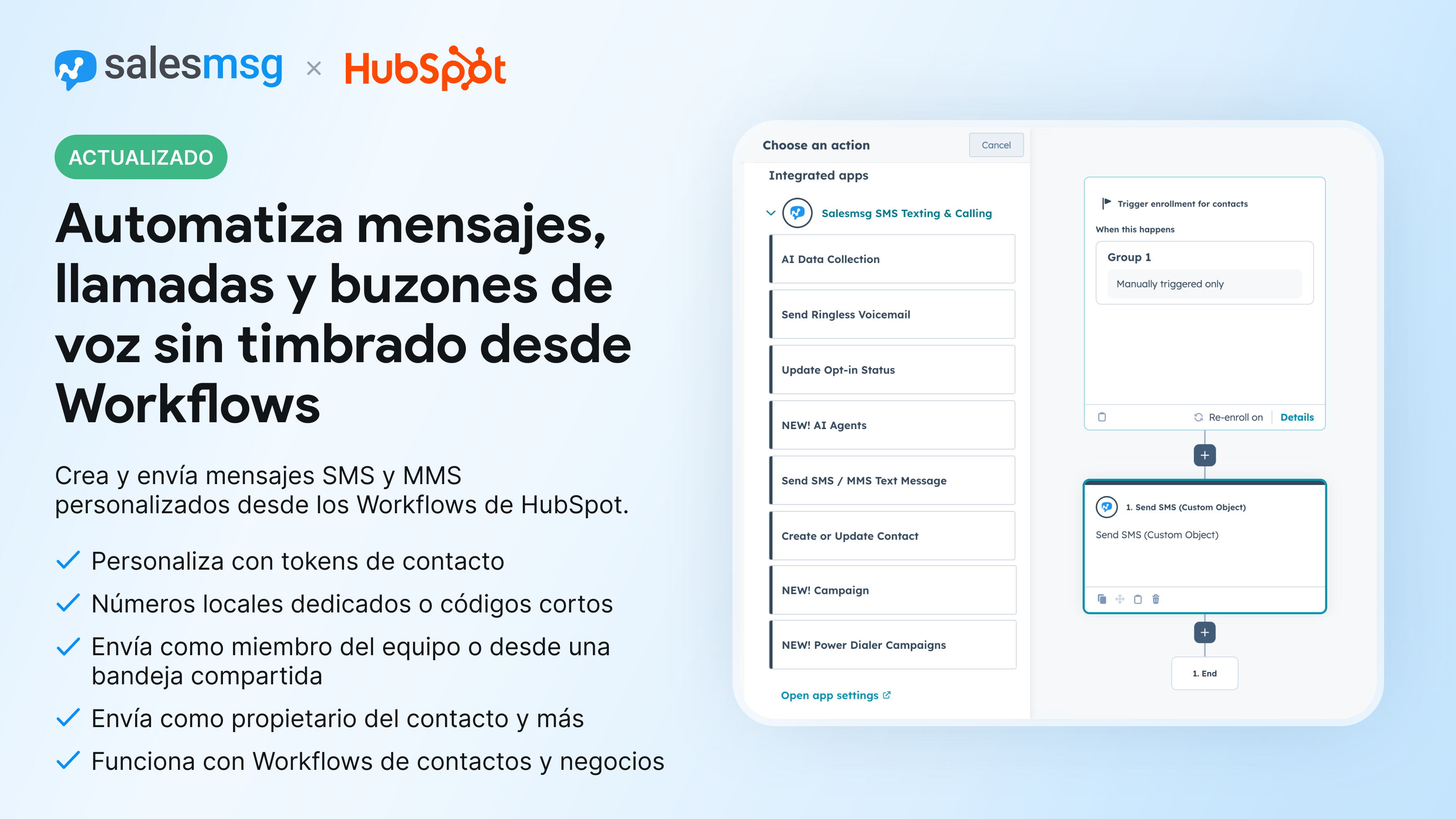 Send SMS from Workflows