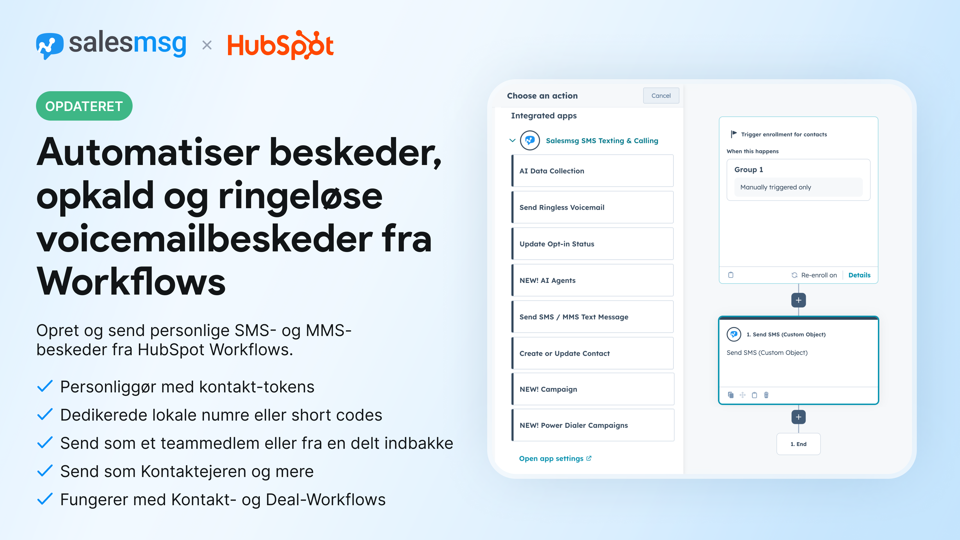 Send SMS from Workflows