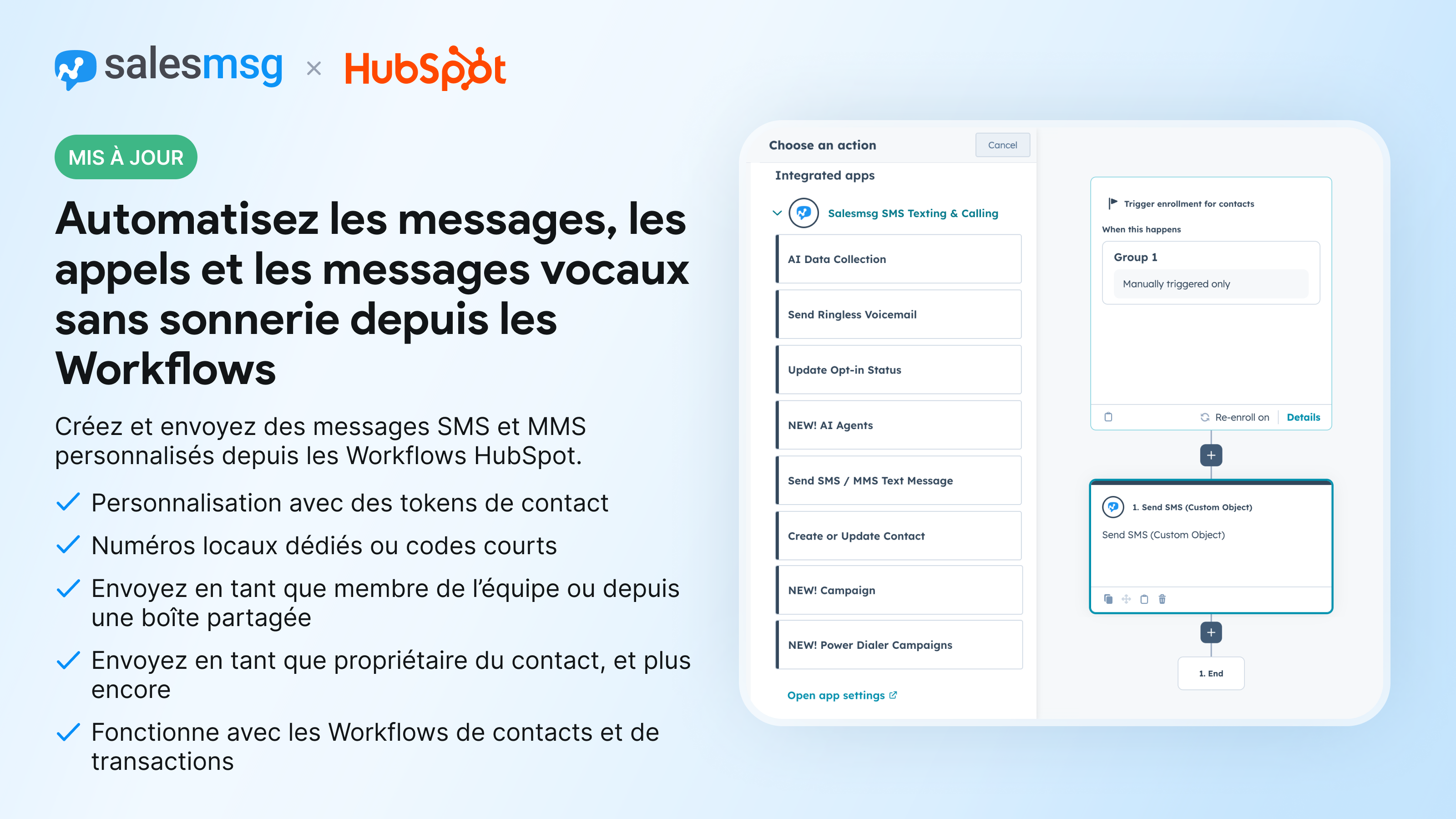 Send SMS from Workflows