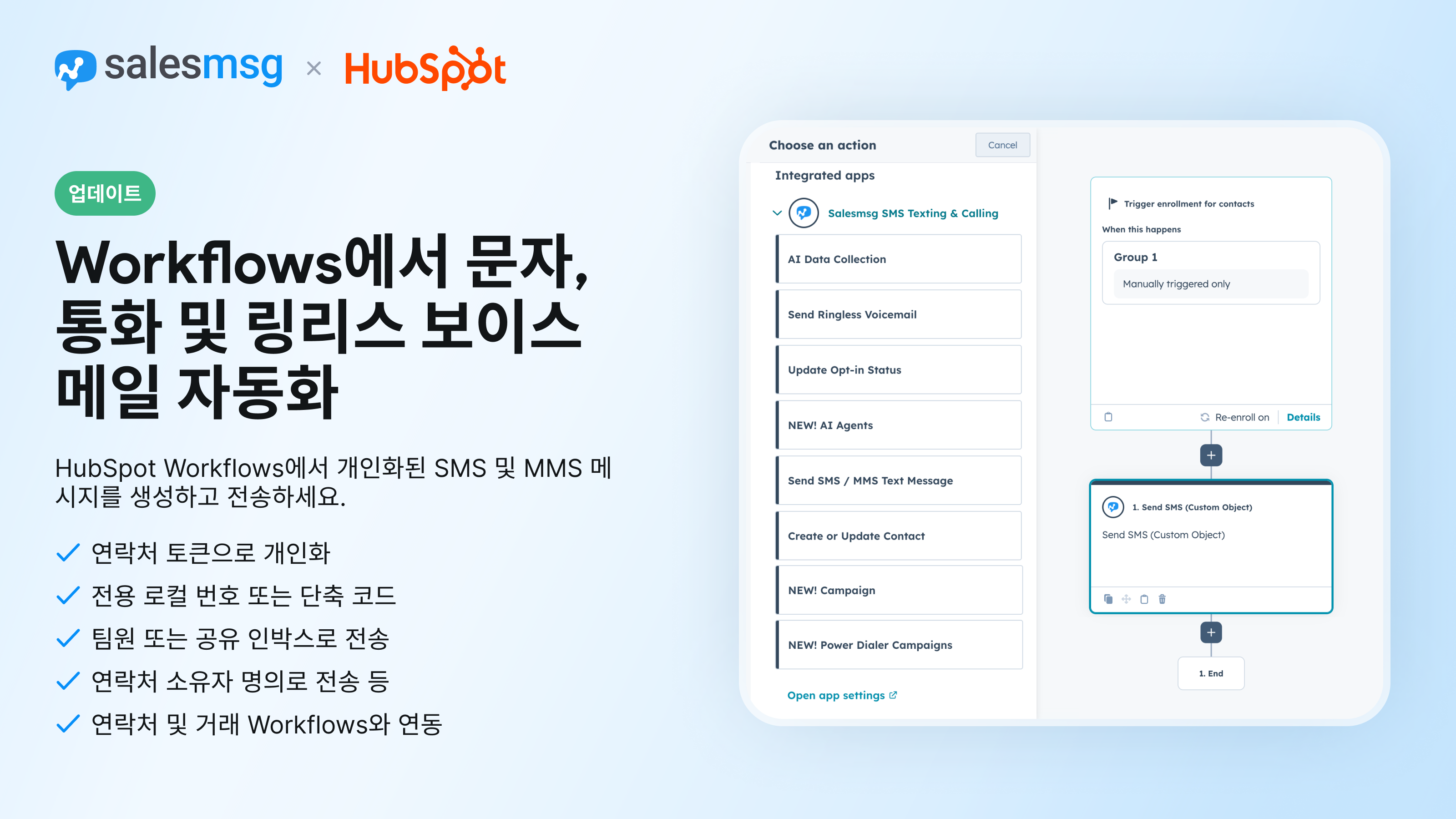 Send SMS from Workflows